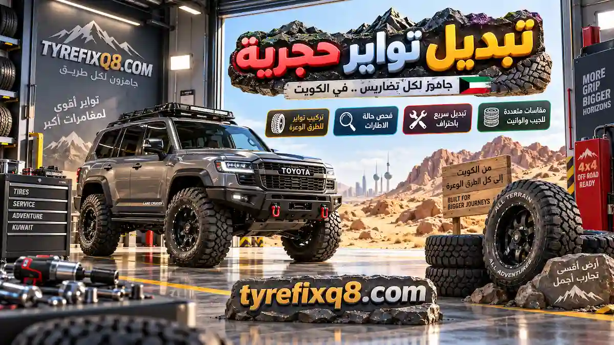 تبديل تواير حجرية في الكويت